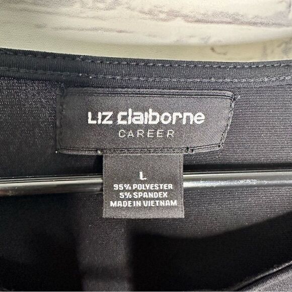 Liz Claiborne large black top - Picture 4 of 5